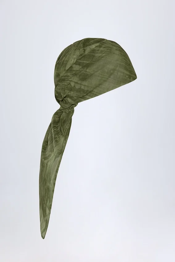 Ventura Headscarf in Green Print Ventura Headscarf in Green Print