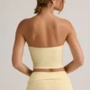 Verna Modal Strapless Crop Top in Buttercream Yellow Verna Modal Strapless Crop Top in Buttercream Yellow