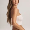 Verna Modal Strapless Crop Top in Stripe Print Verna Modal Strapless Crop Top in Stripe Print