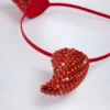 Vixena Devil Horns Headband in Fire Red Vixena Devil Horns Headband in Fire Red