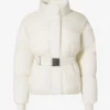 Waterproof Belted Oversized Ski Jacket in Ice Waterproof Belted Oversized Ski Jacket in Ice