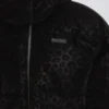 Waterproof Cropped Oversized Ski Jacket in Black Leopard Waterproof Cropped Oversized Ski Jacket in Black Leopard