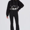 Waterproof High-Rise Salopettes with Suspenders in Black Waterproof High-Rise Salopettes with Suspenders in Black
