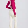 Waterproof High-Rise Salopettes with Suspenders in Ice Waterproof High-Rise Salopettes with Suspenders in Ice