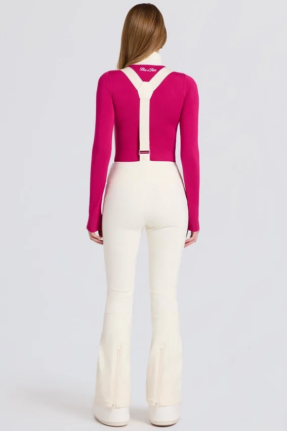 Waterproof High-Rise Salopettes with Suspenders in Ice Waterproof High-Rise Salopettes with Suspenders in Ice