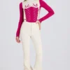 Waterproof High-Rise Salopettes with Suspenders in Ice Waterproof High-Rise Salopettes with Suspenders in Ice