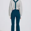 Waterproof High-Rise Salopettes with Suspenders in Teal Waterproof High-Rise Salopettes with Suspenders in Teal