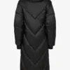 Waterproof Hooded Long Parka Coat in Black Waterproof Hooded Long Parka Coat in Black