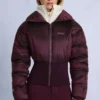 Waterproof Layered Ski Jacket in Burgundy Waterproof Layered Ski Jacket in Burgundy