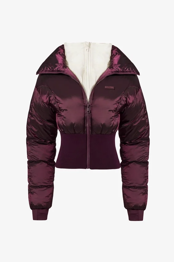 Waterproof Layered Ski Jacket in Burgundy Waterproof Layered Ski Jacket in Burgundy