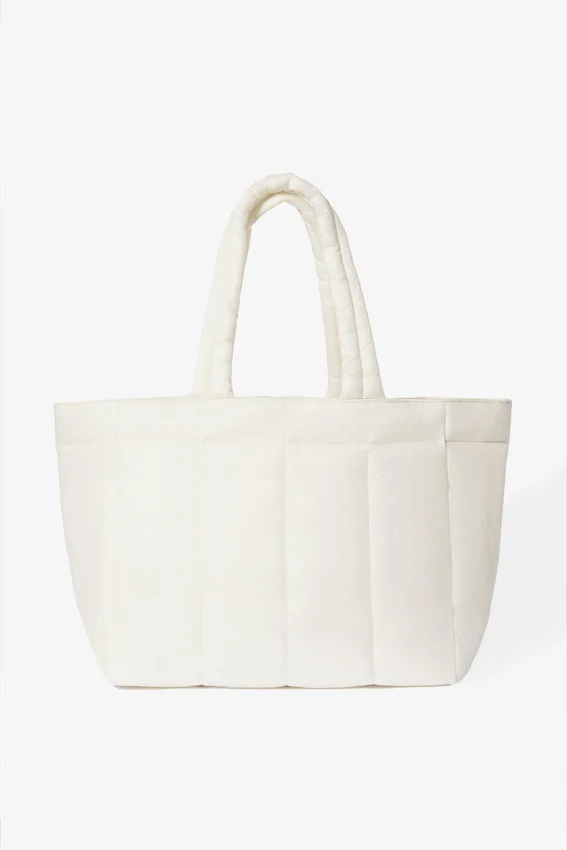 Waterproof Puffer Tote Bag in Ice Waterproof Puffer Tote Bag in Ice