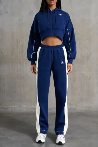 Wide Leg Sweatpants in Navy Wide Leg Sweatpants in Navy
