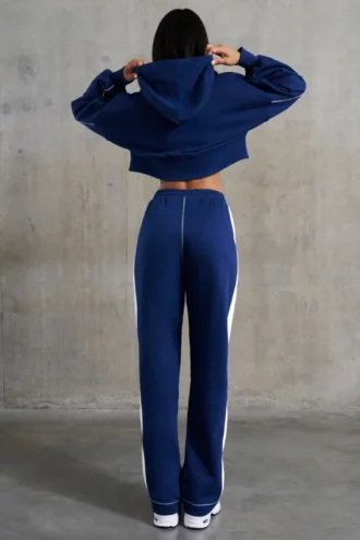 Wide Leg Sweatpants in Navy Wide Leg Sweatpants in Navy
