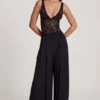 Zafira Soft Jersey Mid-Rise Wide-Leg Trousers in Black Zafira Soft Jersey Mid-Rise Wide-Leg Trousers in Black