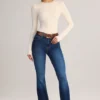 Ziva Modal Round-Neck Long-Sleeve Bodysuit in Cream Ziva Modal Round-Neck Long-Sleeve Bodysuit in Cream
