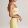 Zuri Modal Mid-Rise A-Line Mini Skirt in Lemon Sherbet Zuri Modal Mid-Rise A-Line Mini Skirt in Lemon Sherbet