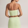 Zuri Modal Mid-Rise A-Line Mini Skirt in Sage Green Zuri Modal Mid-Rise A-Line Mini Skirt in Sage Green