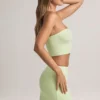 Zuri Modal Mid-Rise A-Line Mini Skirt in Sage Green Zuri Modal Mid-Rise A-Line Mini Skirt in Sage Green